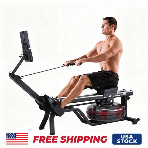 Water rowing machines for - water,
