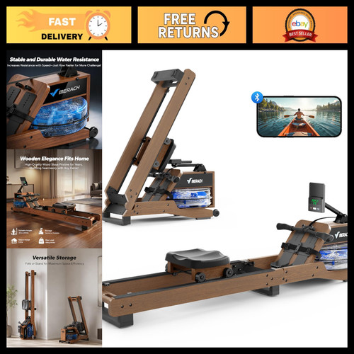 Foldable water rowing machine - foldable,