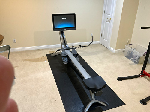 Hydrow rowing machine - rowing,