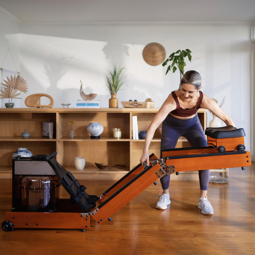 Rowing machine water rower - water,