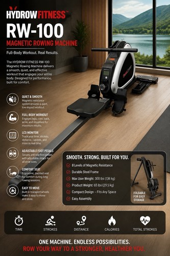 Hydrow fitness 100 - hydrow, rw-100