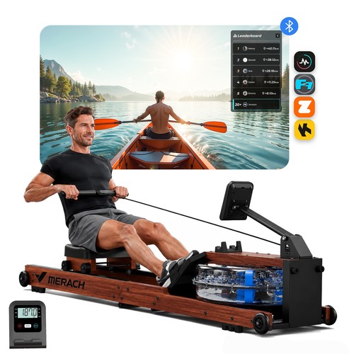 Merach foldable water rowing - merach,