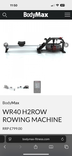 Water rowing machine - water,