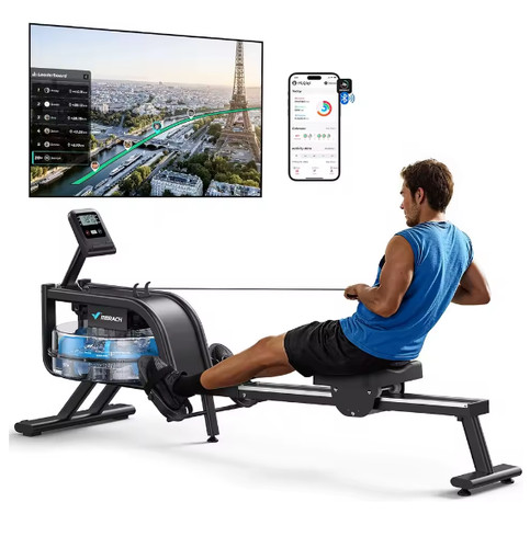 Water rowing machine for - machine, home