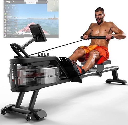 Water rowing machine - water,