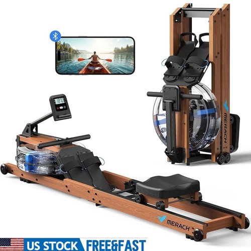 Foldable water rowing machine - foldable,