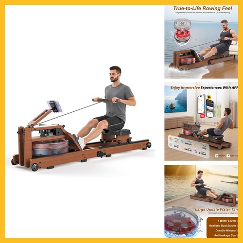 Water rowing machine - machine, for