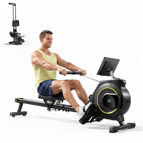 Rowing machine with - rowing,