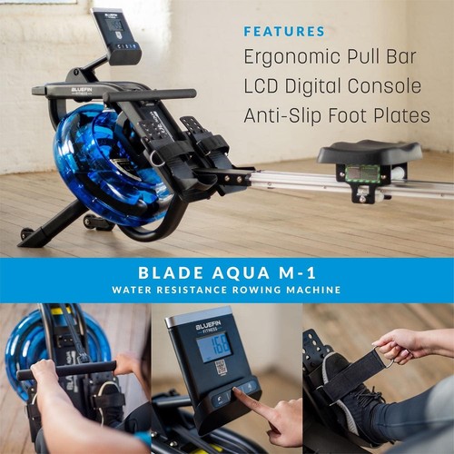Rowing machine blade aqua - machine,
